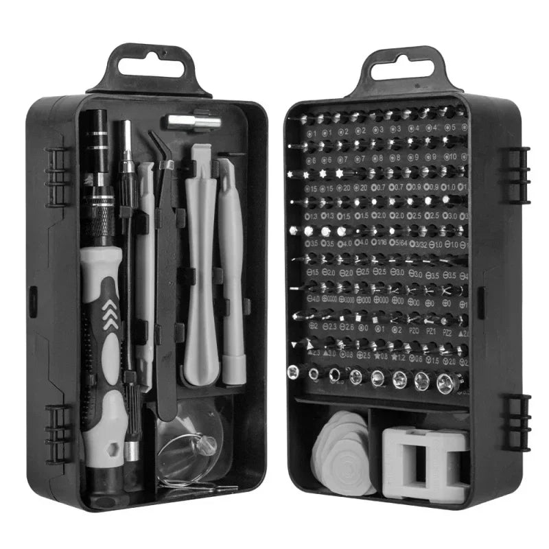 115-in-1 Mini Precision Screwdriver Set with Magnetic Bits - Electronics Repair Tool Kit for Phone, Laptop, PC, DIY Projects