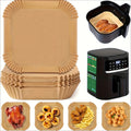 50/100pcs Non Stick Air Fryer Liners Paper For Baking Microwave Ovens Easy To Clean Oil Absorbing Perfect For Healthier Cooking