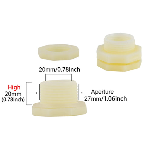 1/2 Inch Watering Filter For S60 IBC Tank Tap Adapter Ton Barrel Joint Garden Irrigation Water Tank Bulkhead Fittings