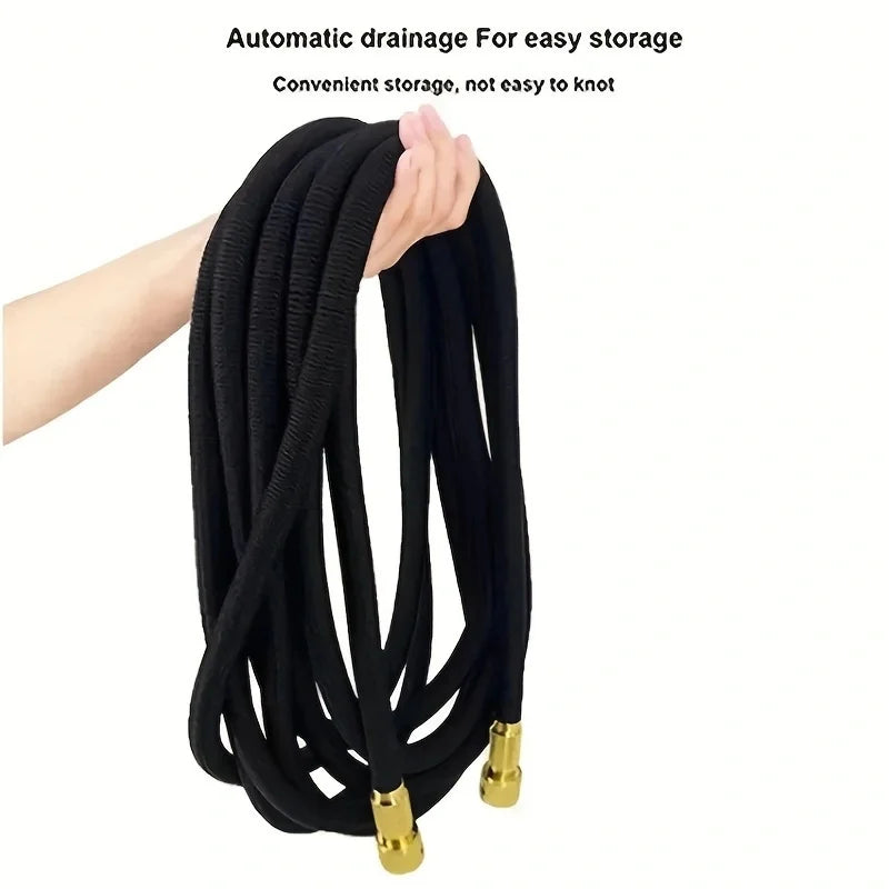 Portable Flexible High Pressure Garden Watering Hose with Extensible Nozzle Car Washer Water Gun for Cleaning And Irrigation