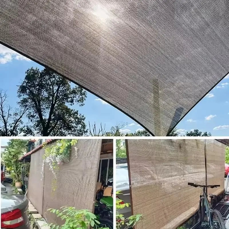 Rectangular Shade Netting for Gardens—Breathable, Windproof, and Sun-Blocking—Outdoor Awning, Ideal for Greenhouses