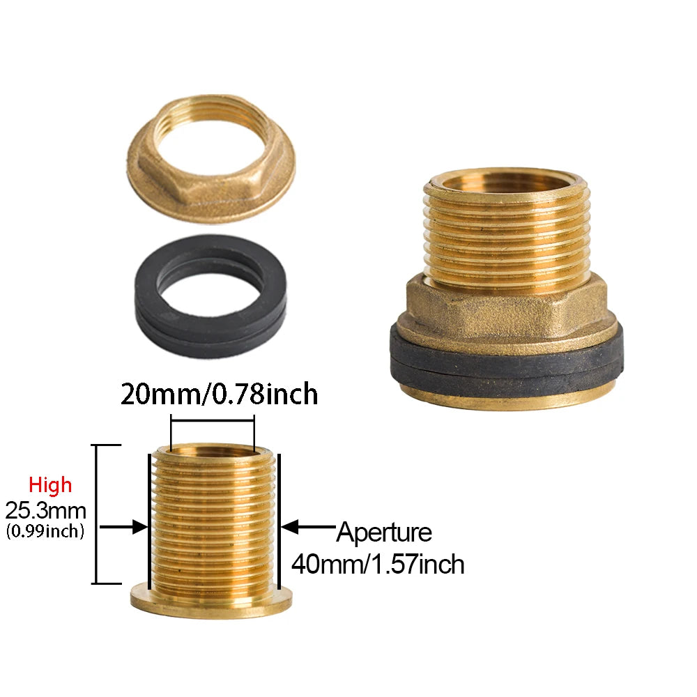 1/2 Inch Watering Filter For S60 IBC Tank Tap Adapter Ton Barrel Joint Garden Irrigation Water Tank Bulkhead Fittings