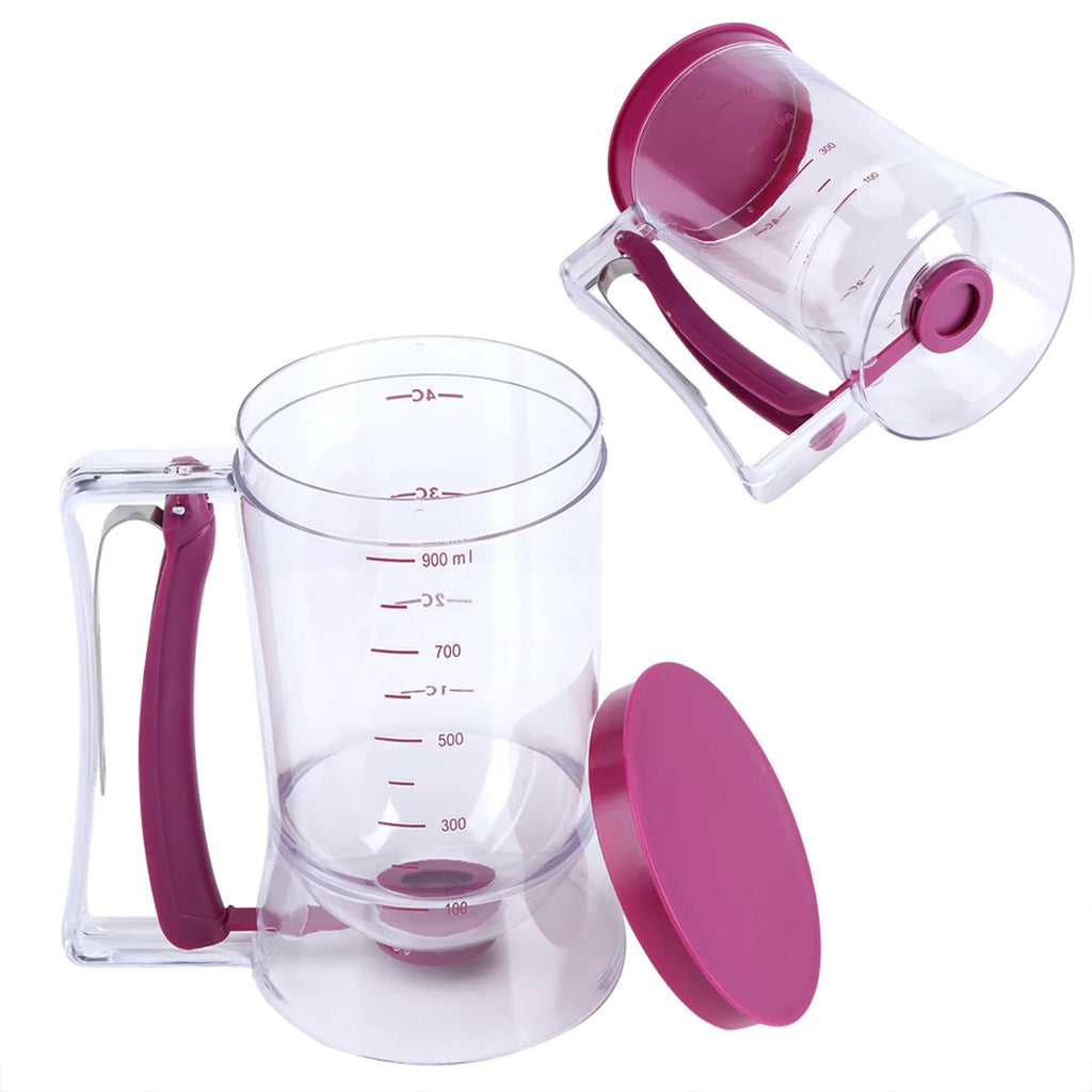 Cupcakes Muffins Waffles Bakeware Maker Measuring Baking Tools Batter Dispenser for Cupcake Waffles Muffin Mix Crepes Cake