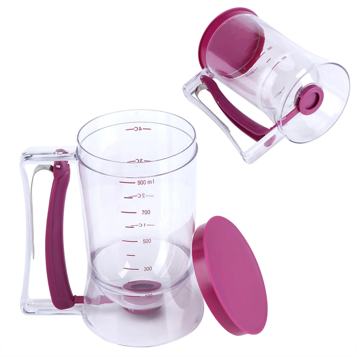 Cupcakes Muffins Waffles Bakeware Maker Measuring Baking Tools Batter Dispenser for Cupcake Waffles Muffin Mix Crepes Cake