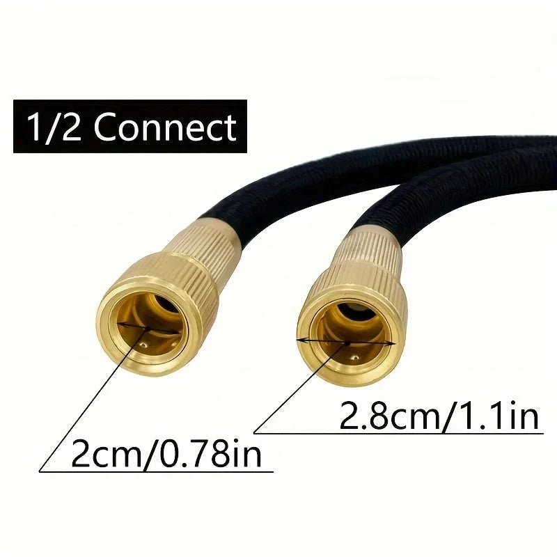 Portable Flexible High Pressure Garden Watering Hose with Extensible Nozzle Car Washer Water Gun for Cleaning And Irrigation