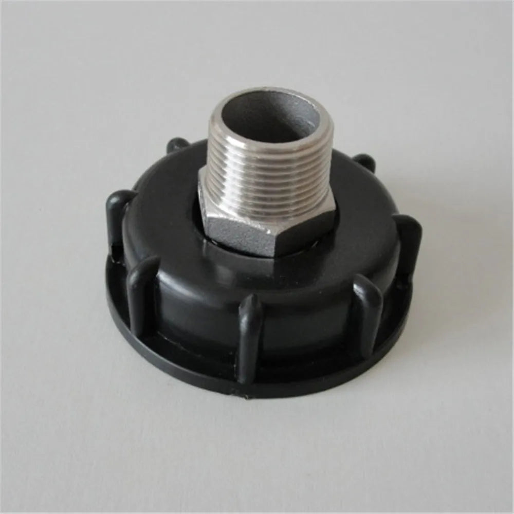 IBC Tank Adapter 3/4",1" 304 Stainless Steel Drainage Outlet Accessory 1000L Ton Barrel Garden Irrigation Water Outlet Tool