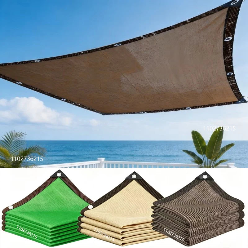 Rectangular Shade Netting for Gardens—Breathable, Windproof, and Sun-Blocking—Outdoor Awning, Ideal for Greenhouses