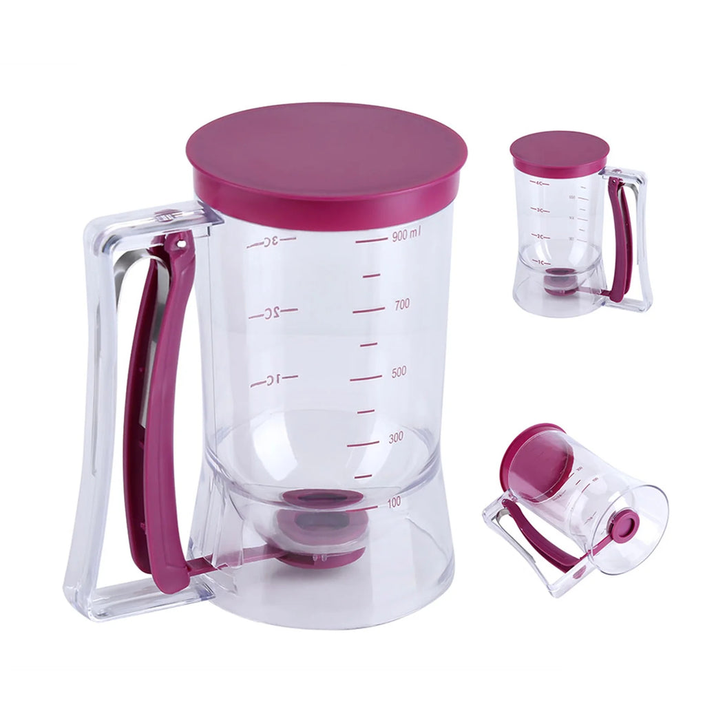 Cupcakes Muffins Waffles Bakeware Maker Measuring Baking Tools Batter Dispenser for Cupcake Waffles Muffin Mix Crepes Cake