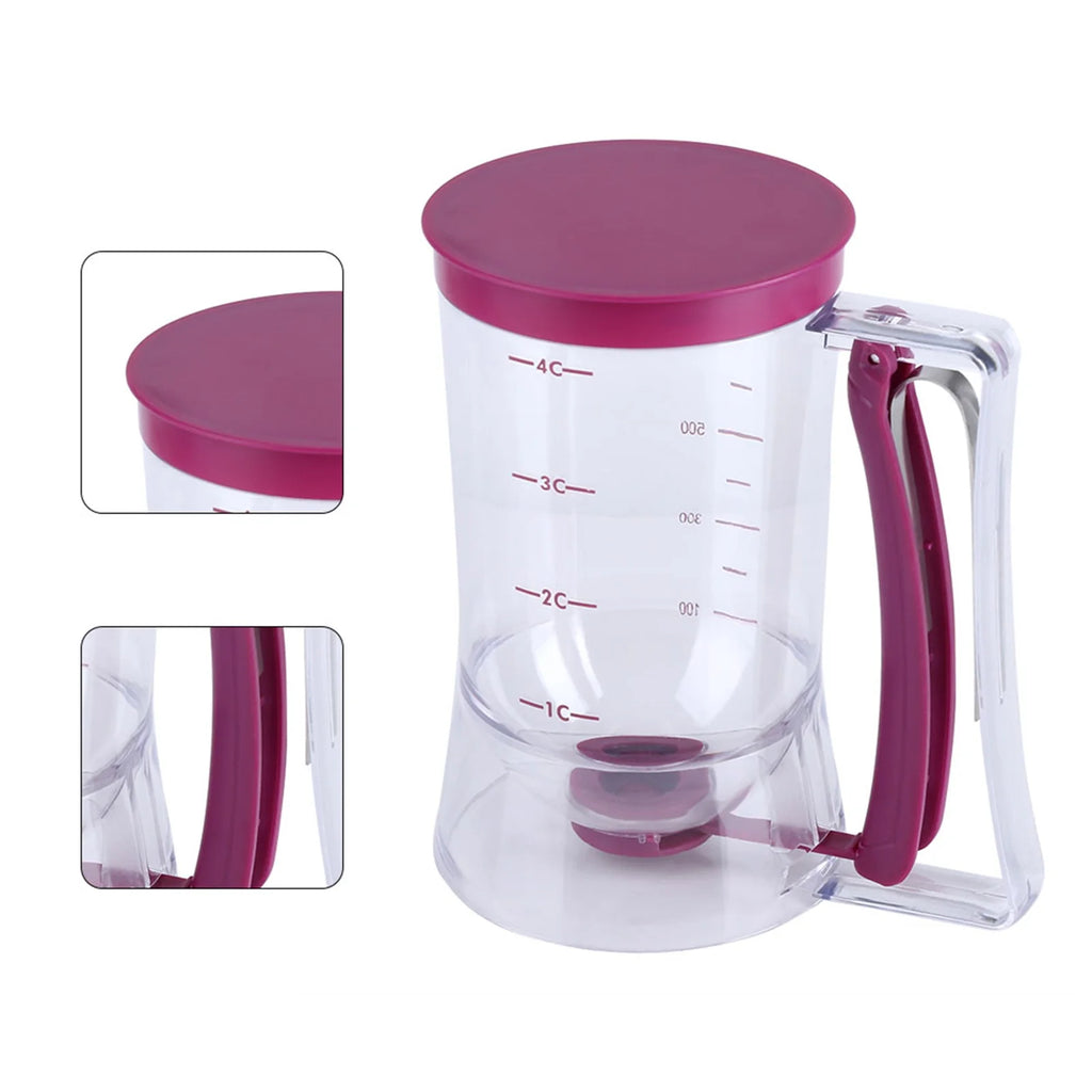 Cupcakes Muffins Waffles Bakeware Maker Measuring Baking Tools Batter Dispenser for Cupcake Waffles Muffin Mix Crepes Cake