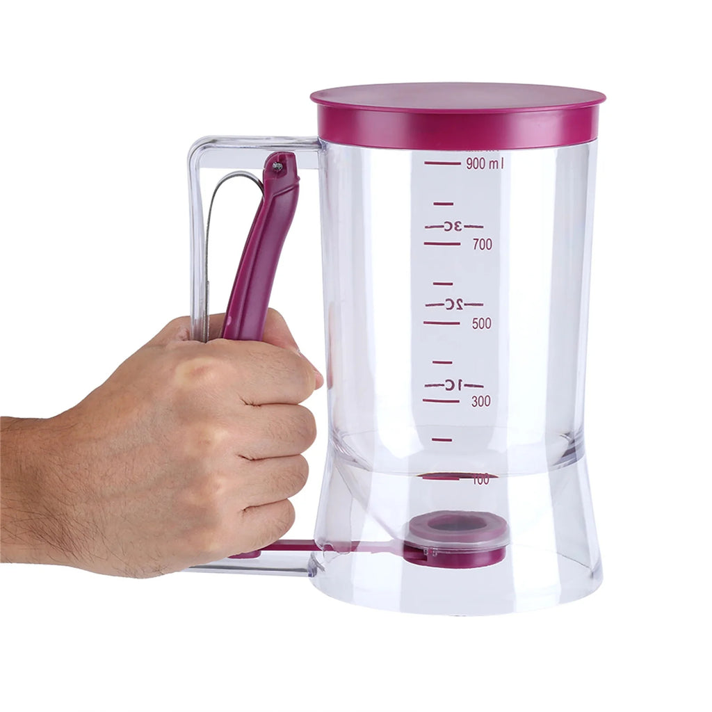 Cupcakes Muffins Waffles Bakeware Maker Measuring Baking Tools Batter Dispenser for Cupcake Waffles Muffin Mix Crepes Cake